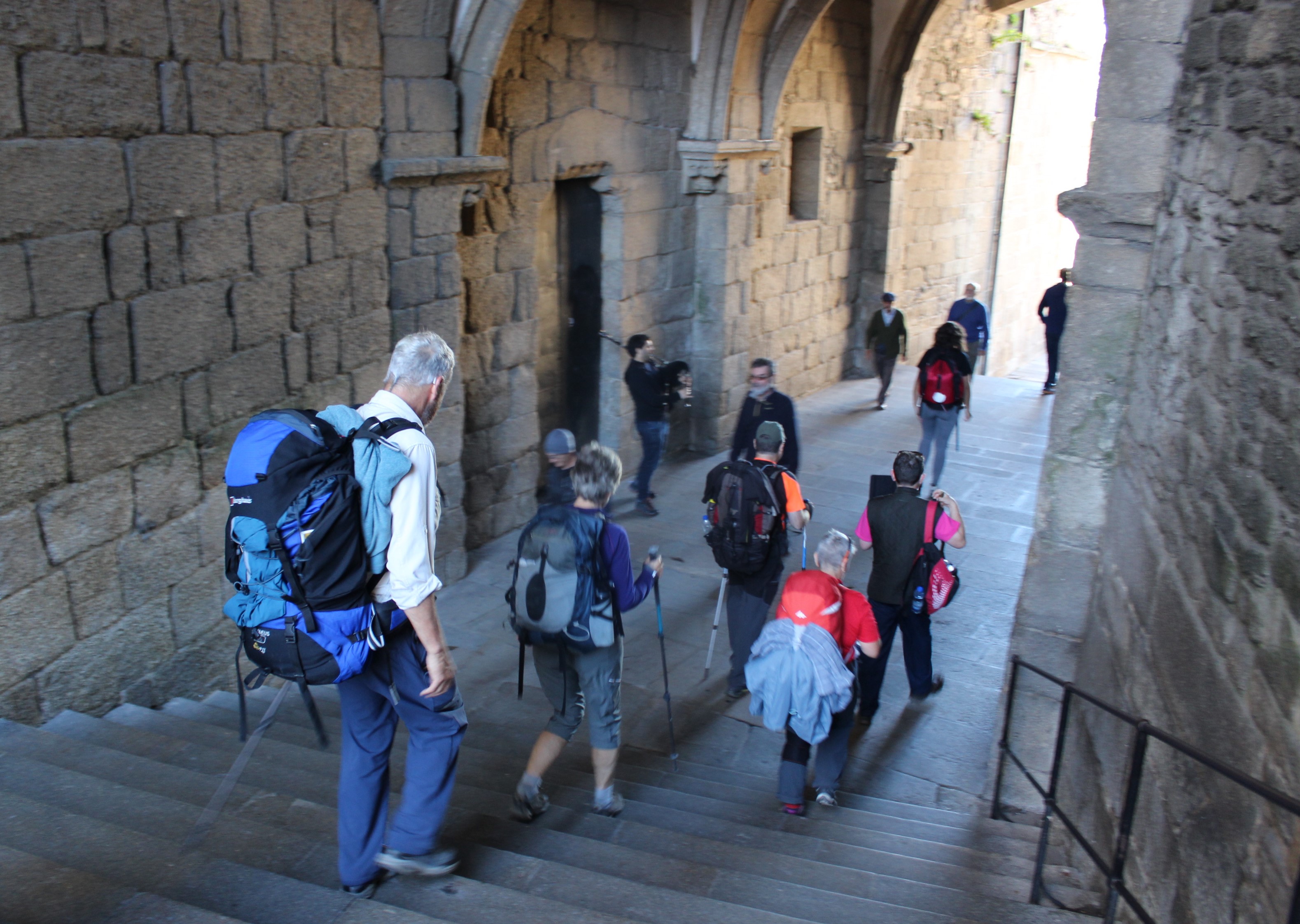 The Holy Week begins over 1,000 Compostelas a day!