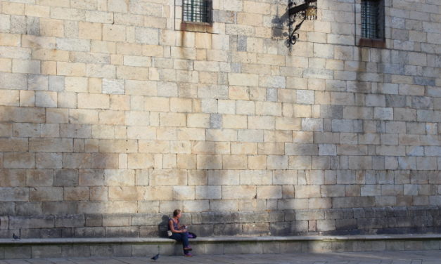 Magical corners of Santiago: The wall of the convent of San Paio