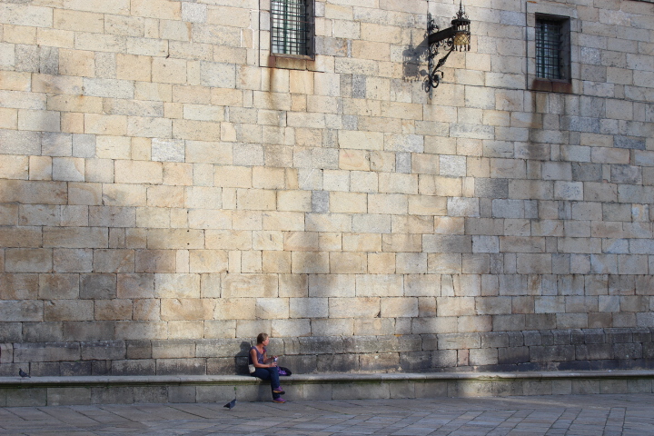 Magical corners of Santiago: The wall of the convent of San Paio