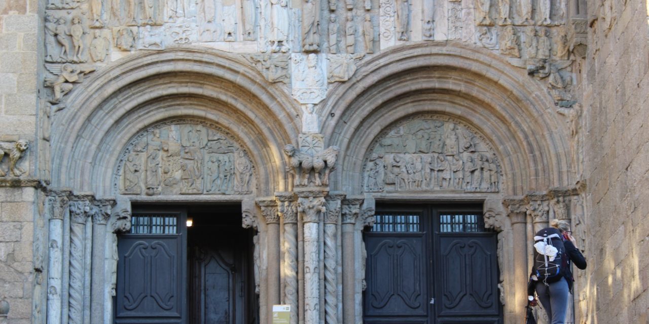 The Cathedral of Santiago: The porch of Platerías