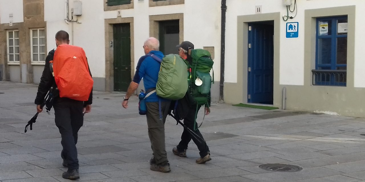 Los peregrinos siguen llegando a Santiago este mes de diciembre!