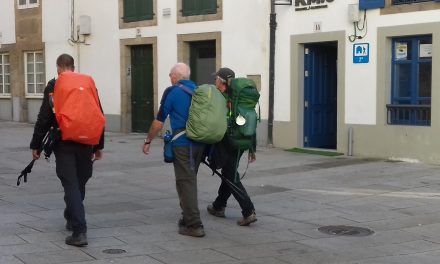 Los peregrinos siguen llegando a Santiago este mes de diciembre!