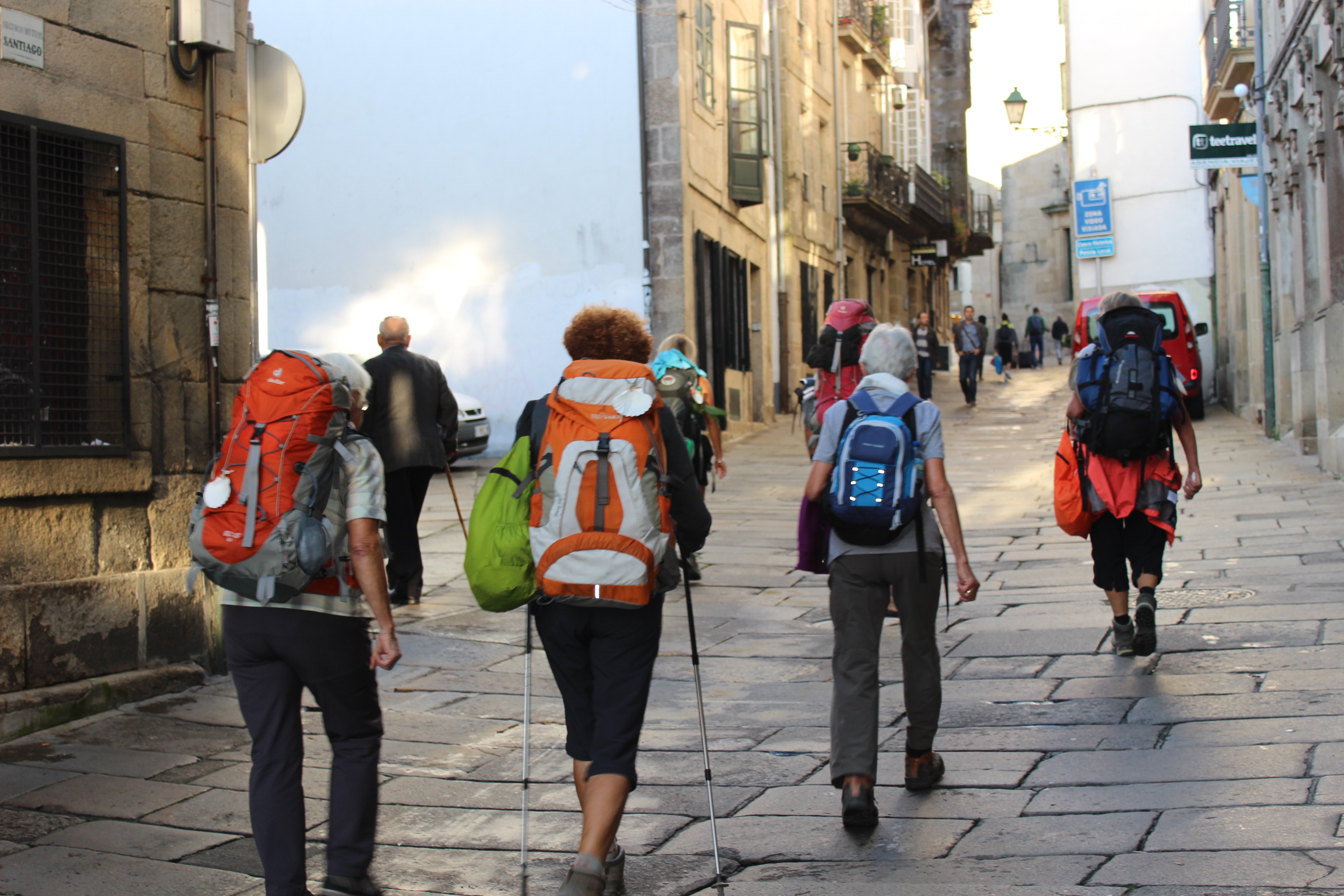 The number of Compostelas soaring: At the end of March on some days more than 500!