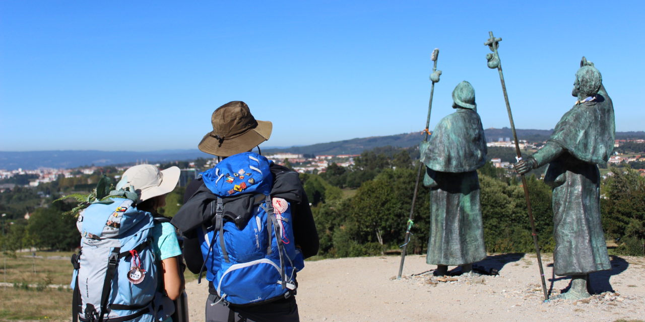 The Monte do Gozo and the pilgrims