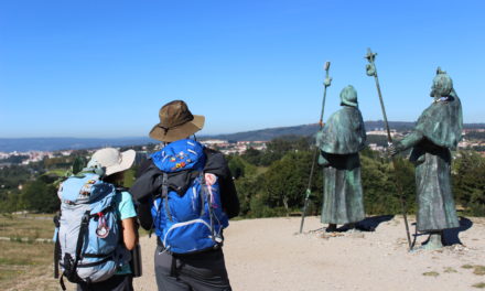 The Monte do Gozo and the pilgrims