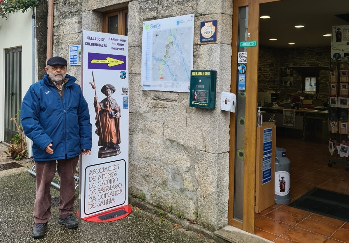 Holy Year 2021: Jorge López Rodríguez, president of the Association of Friends of the Camino de Santiago of Sarria