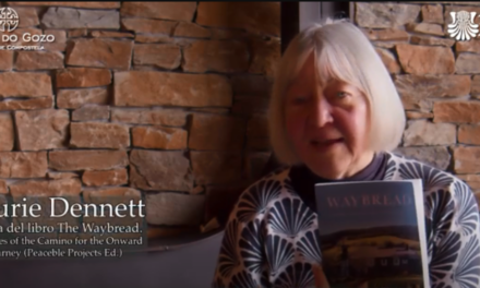 Laurie Dennett talks about her new book: Waybread. Memories of the Camino for the Onward Journey