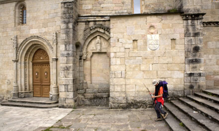 Sarria seen by pilgrims from other centuries