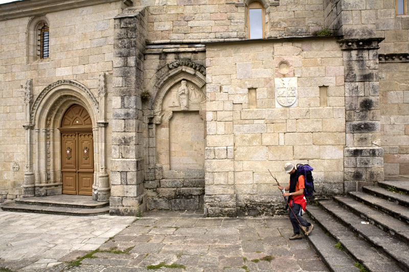 Sarria seen by pilgrims from other centuries